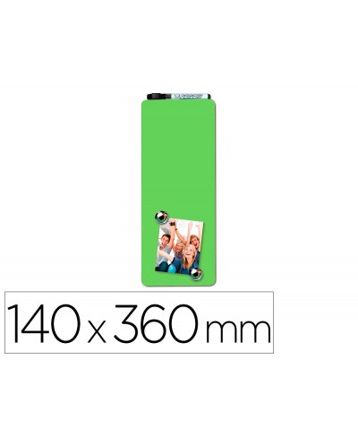 Pizarra rexel hogar magnetica 140x360 mm color verde