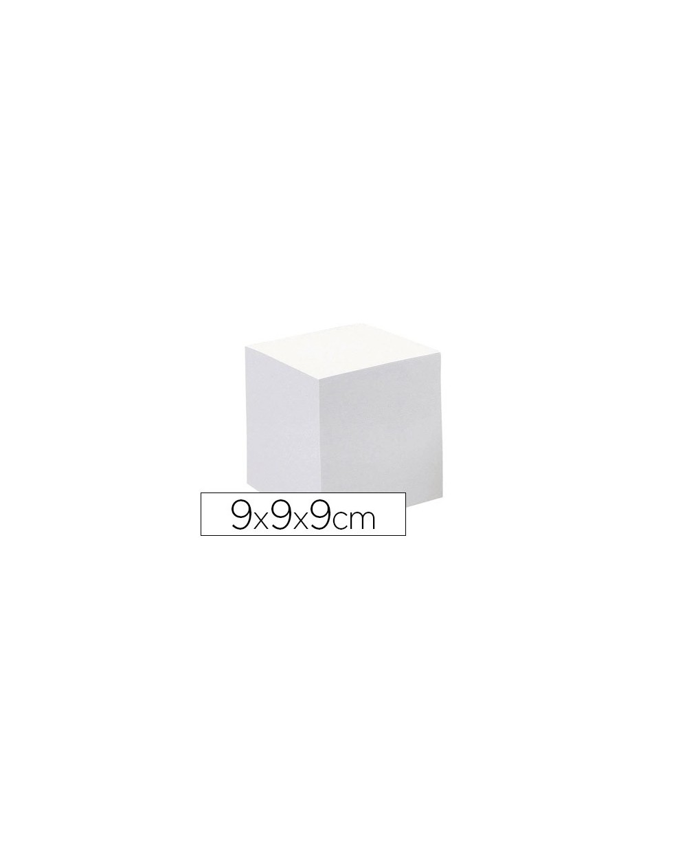Taco papel quo vadis encolado blanco 680 hojas 100 reciclado 90 g m2 90x90x90 mm