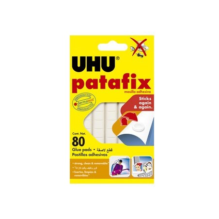 Sujetacosa uhu patafix blister de 80 unidades