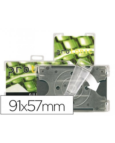Identificador tarifold para tarjetas de seguridad 91x57 mm rotacion vertical u horizontal pack de 10