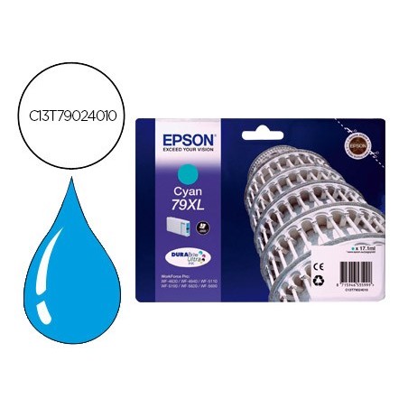 Ink jet epson 79xl wf 4630 4640 5110 5190 5620 5690 cian 2000 pag 