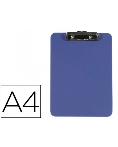 Portanotas q connect plastico din a4 azul 3 mm