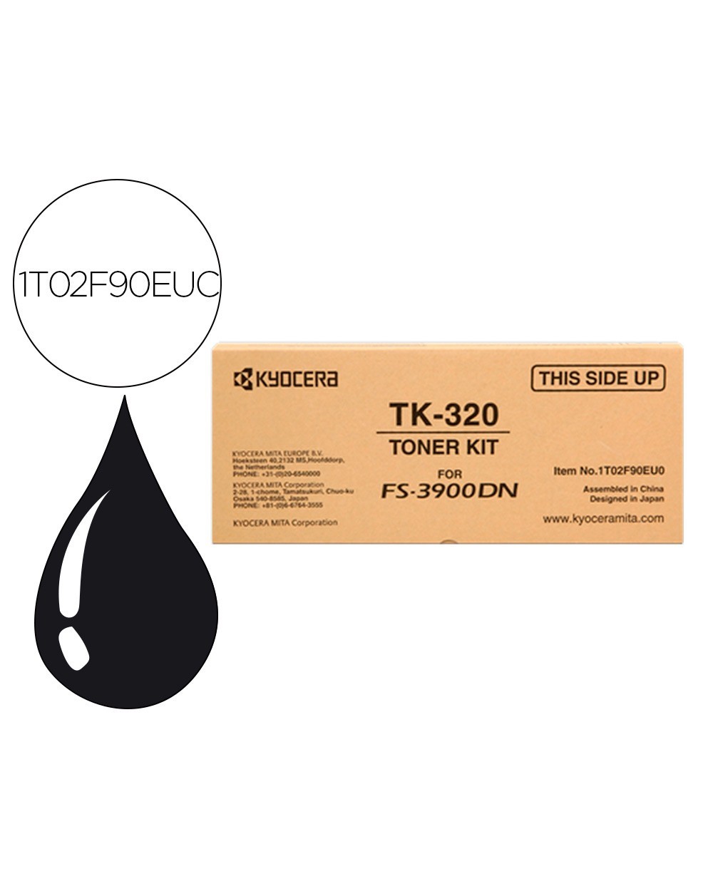 Toner kyocera mita fs 3900dn 4000dn tk 320