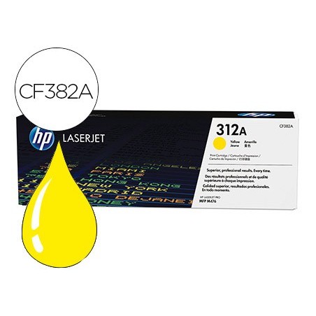 Toner hp 312a laserjet pro mfp m476 amarillo 2700 pag 