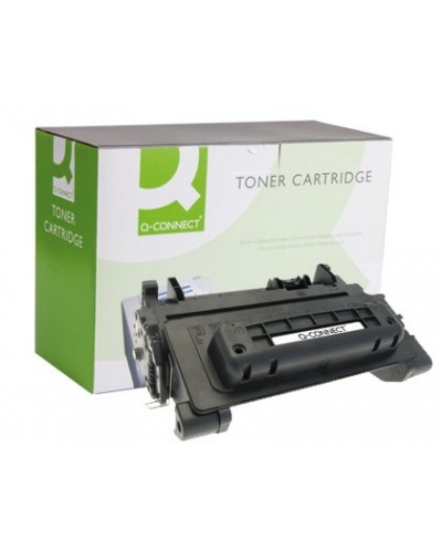 Toner q connect compatible hp ce390a para laser jet negro 10000 pag 