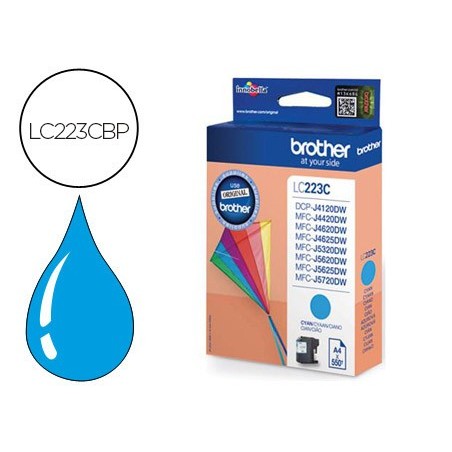 Ink jet brother lc 223cbp cian dcp4120dw mfcj4420dw mfcj4620dw mfcj5320dw 550 pag