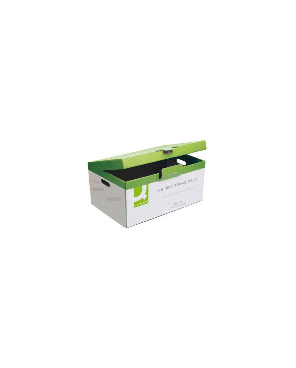 Cajon q connect carton para 5 cajas archivo definitivo a4 lomo de 100 mm montaje manual medidas interior 374x540x245mm