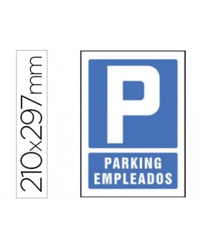 Pictograma syssa senal de parking empleados en pvc 210x297 mm