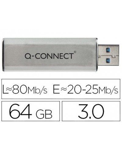 Memoria usb q connect flash 64 gb 30