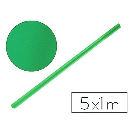Papel kraft liderpapel verde malaquita rollo 5x1 mt