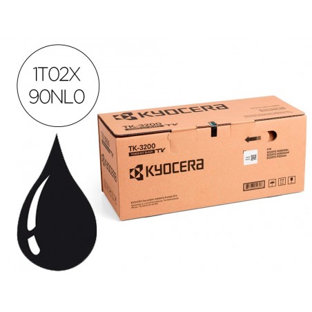 Toner kyocera negro 40000 pag tk 3200 ecosys p3260dn