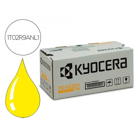 Toner kyocera mita tk 5220y amarillo ecosys m5521cdw ecosys m5521cdn 1200 pag