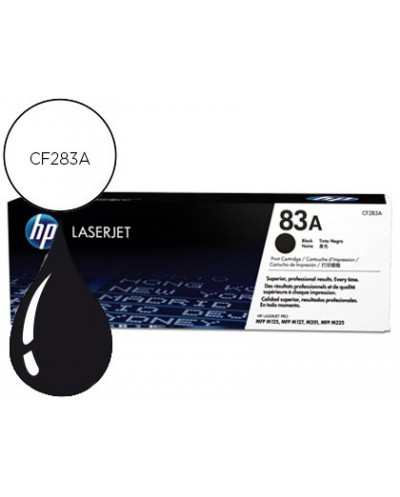 Toner hp 83a laserjet pro mfp m127 m125 negro 1500 pag