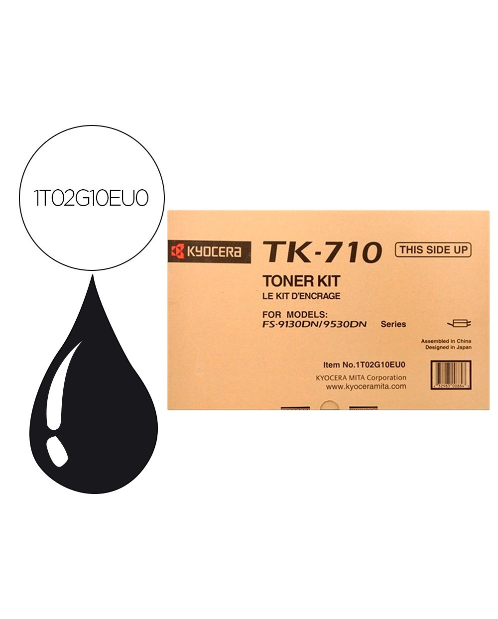 Toner tk 710 kyocera mita fs 9130dn 9530dn