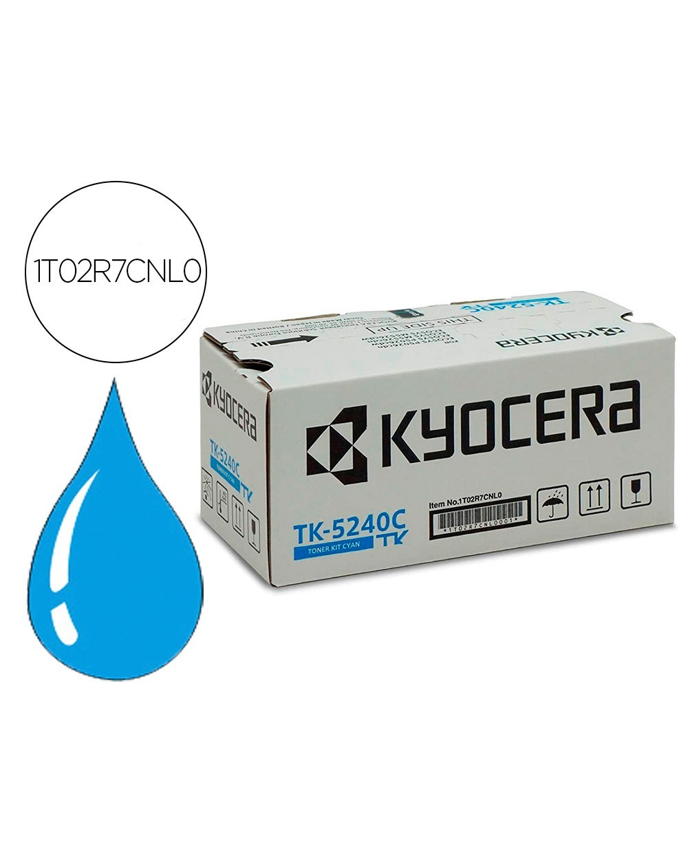 Toner kyocera tk 5240c mita m5526cdn cian 3000 p ginas