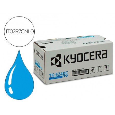 Toner kyocera tk 5240c mita m5526cdn cian 3000 p ginas