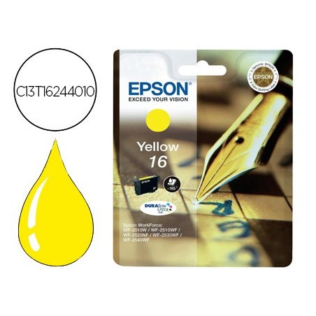 Ink jet epson 16 wf2010w wf2510wf wf2520nf wf2530wf wf2540wf amarillo 175 pag