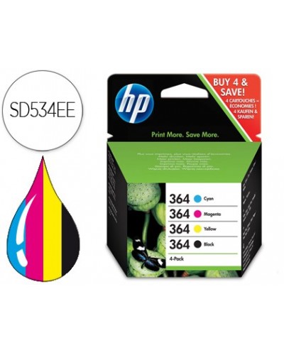 Ink jet hp 364 3070a b8550 c53244 5380 63244 6380 510a d5460 b010a 109a 109d f 209a c210a c 5520 6520colornegro