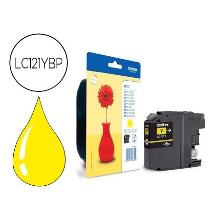 Ink jet brother dcp j132w 152w 552dw 752dw mfc j470dw 650dw 870dw amarillo 300 pag