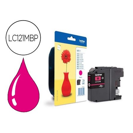 Ink jet brother dcp j132w 152w 552dw 752dw mfc j470dw 650dw 870dw magenta 300 pag