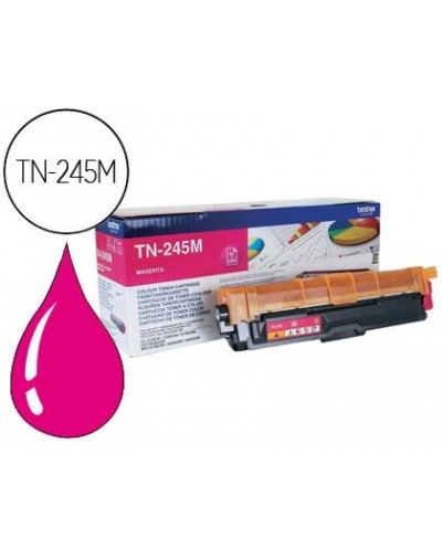 Toner brother tn 245m 2200 pag hl3140cw 3150cdw 3170cdw dcp9020cdw mfc9140cdn 9330cdw 9340cdw magenta