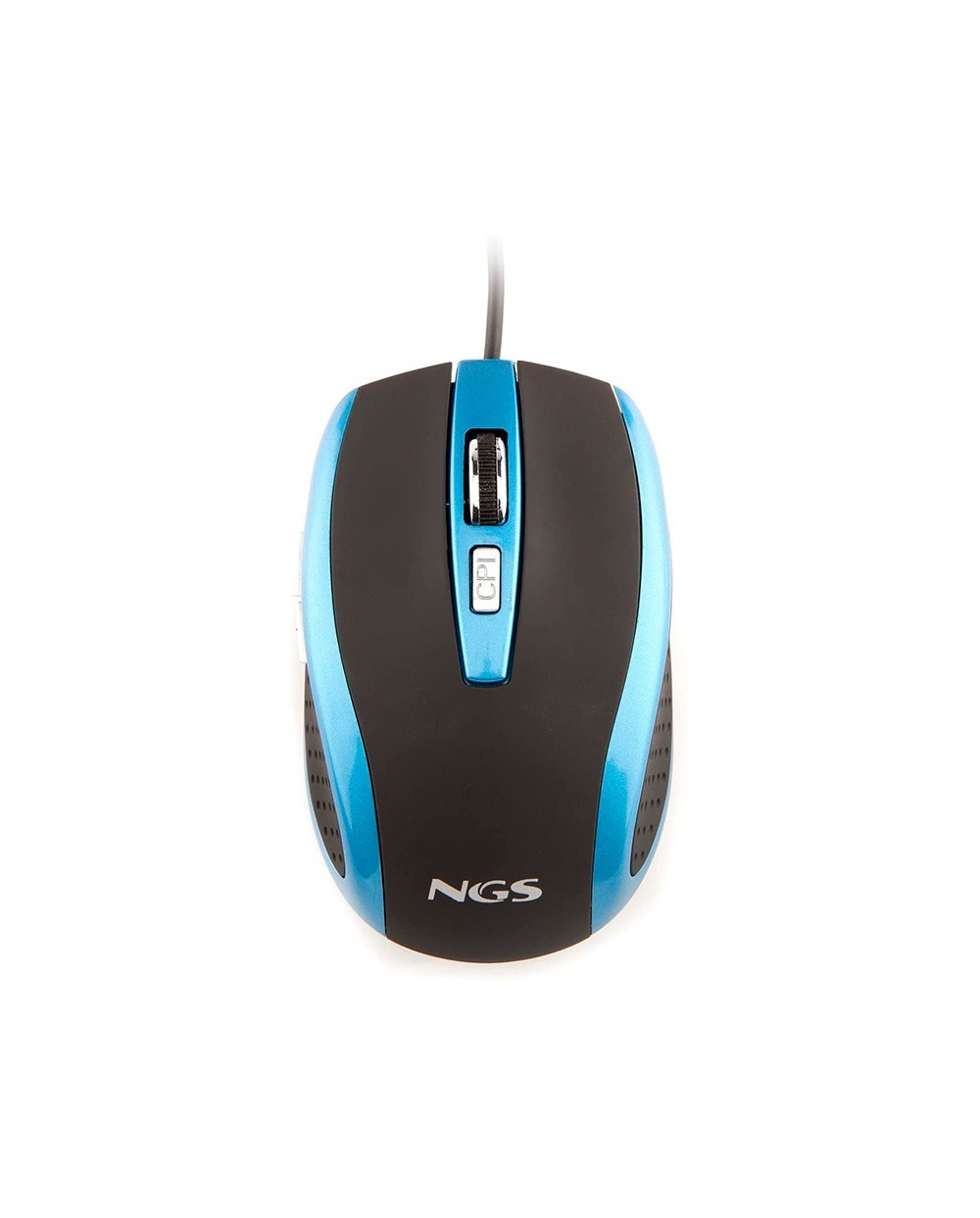 Raton ngs cable tick optico 800 1600 dpi 6 botones nano conexion usb azul