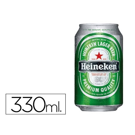 Cerveza heineken lata 330 ml