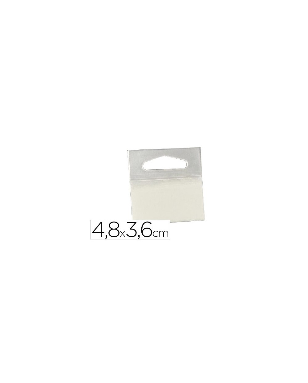 Colgador con adhesivo 3m hang tab 2180 rollo 1000 etiquetas48x36 mm