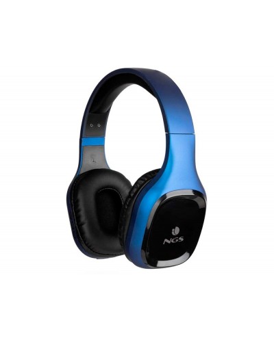Auricular ngs artica sloth bluetooth 50 con microfono diadema ajustable bateria 10 horas color azul