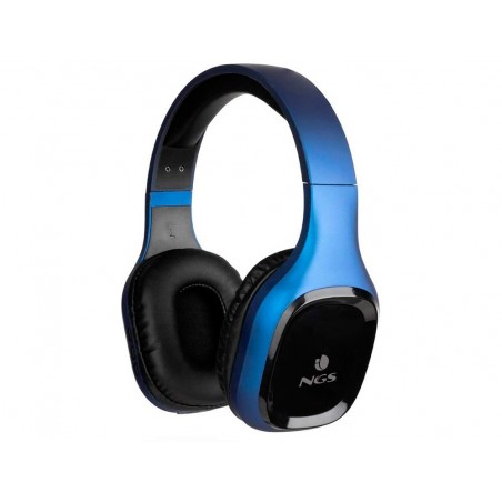Auricular ngs artica sloth bluetooth 50 con microfono diadema ajustable bateria 10 horas color azul