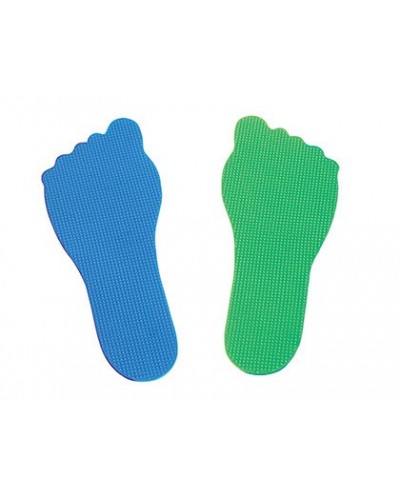 Pies amaya de caucho antideslizante set de 20 unidades 10 azules 10 verdes longitud 230mm