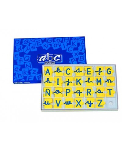 Juego miniland abecedario mayusculas y minusculas 168 piezas