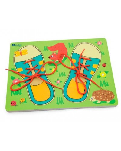 Juego andreutoys enhebrar hilar y coser 30x225x13cm