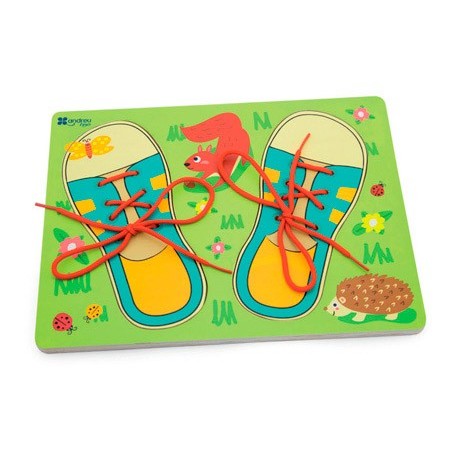 Juego andreutoys enhebrar hilar y coser 30x225x13cm