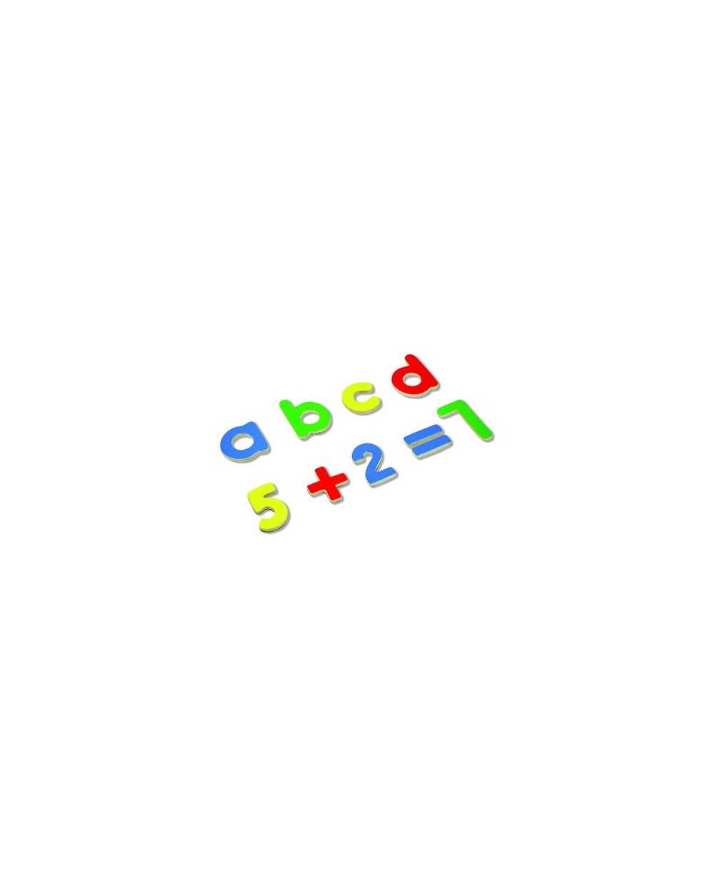 Juego andreutoys letras y numeros magneticos 75 piezas 206x19x45 cm