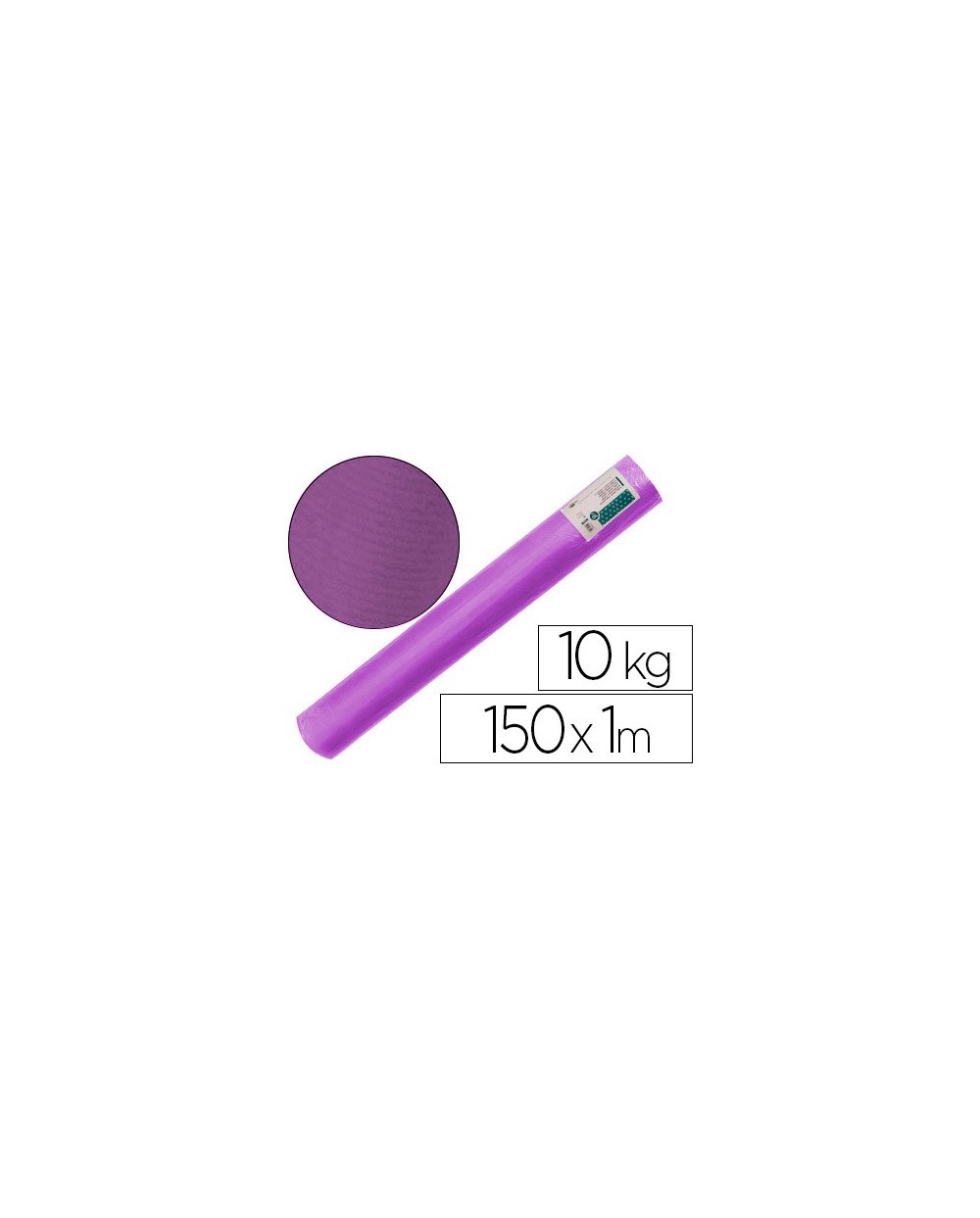 Papel kraft verjurado liderpapel violeta 150mt 65gr bobina 10kg