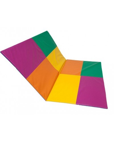 Tatami sumo didactic plegable multicolor 2 cuerpos 200x150x2 cm