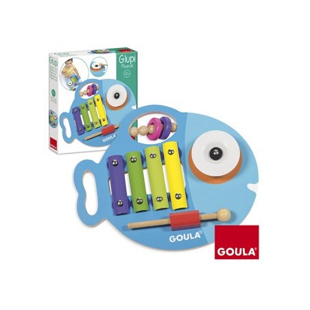 Juego goula didactico glupy musical 3 en 1