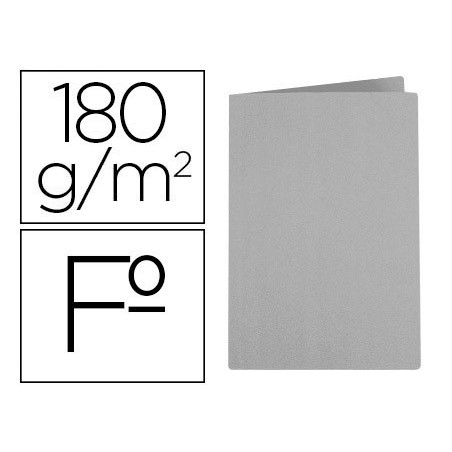 Subcarpeta liderpapel folio gris 180g m2