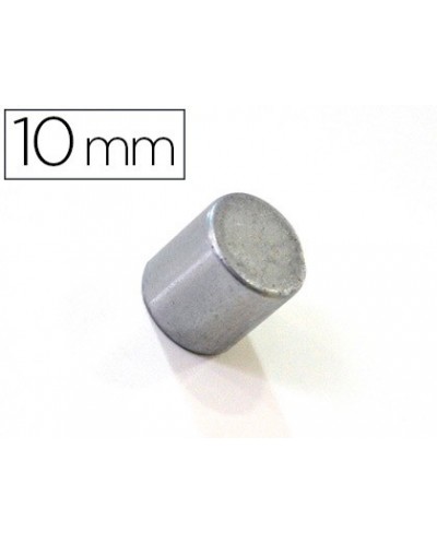 Imanes extrafuertes bi office sujecion ideal para pizarra magneticas 10 mm plateados blister de 2 imanes
