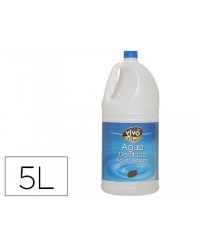 Agua destilada vivochef garrafa 5l