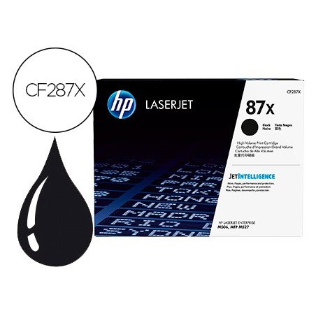 Toner hp laserjet pro entreprise m506 mfp m527 m501 negro 18000 paginas