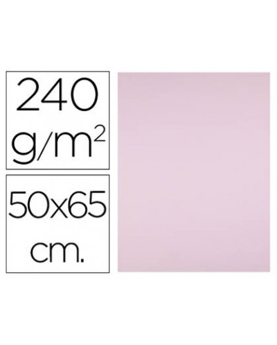 Cartulina liderpapel 50x65 cm 240g m2 rosa paquete de 25 unidades