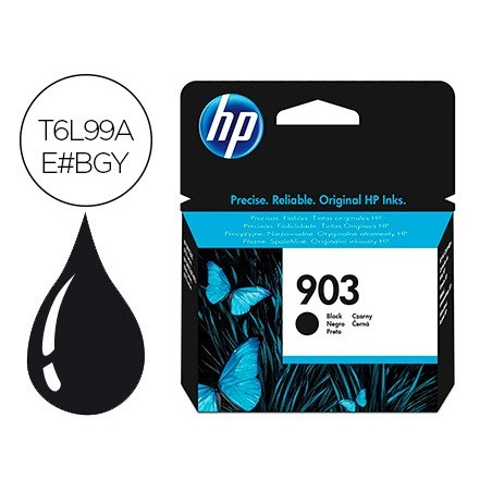 Ink jet hp 903 officejet pro 6960 6970 negro 300 pag