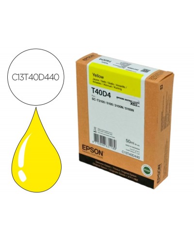 Ink jet epson ultrachrome xd2 amarillo t40d440 sc t3100 sc t5100 50 ml