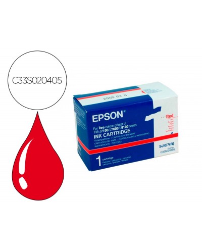 Ink jet epson tm j 7100 7600 rojo