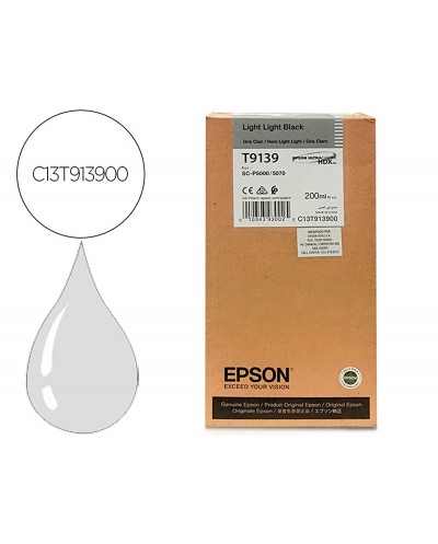 Ink jet epson t9139 light light negro ink 200ml