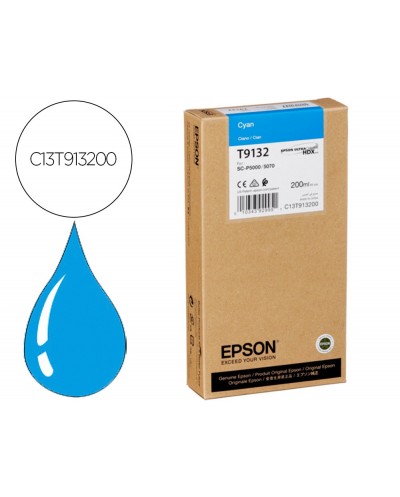 Ink jet epson t9132 cian ink 200ml