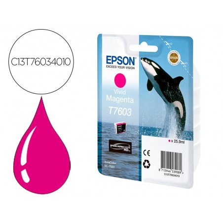 Ink jet epson surecolor sc p600 magenta vivo