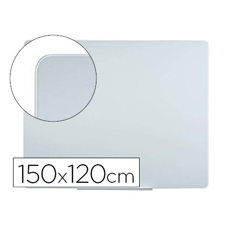 Pizarra blanca bi office cristal magnetica 1500x1200 mm